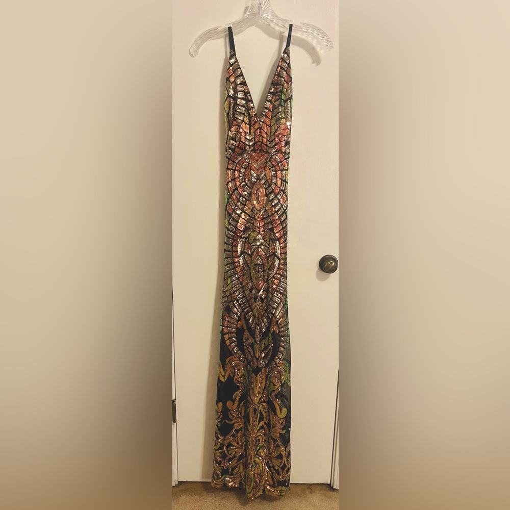 Banjul sequined formal dress